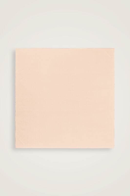 Solid Color Light Powder-Dark Powder Double-Sided Silk Scarf - 2