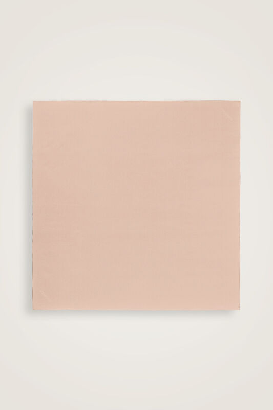 Solid Color Light Powder-Dark Powder Double-Sided Silk Scarf - 3