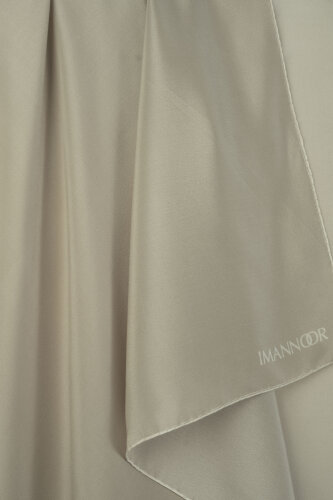 Solid Color Mink Crepe Silk Scarf - 4