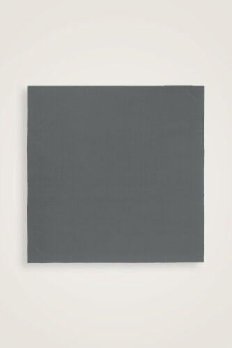 Solid Color Smoke-Grey Double-Sided Silk Scarf - 4