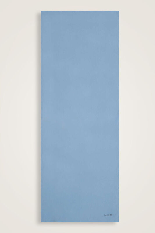 Solid Naia Cotton Shawl Aqua - 2