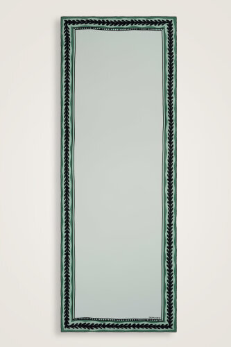 Spotted Tulip Silk Shawl Green 