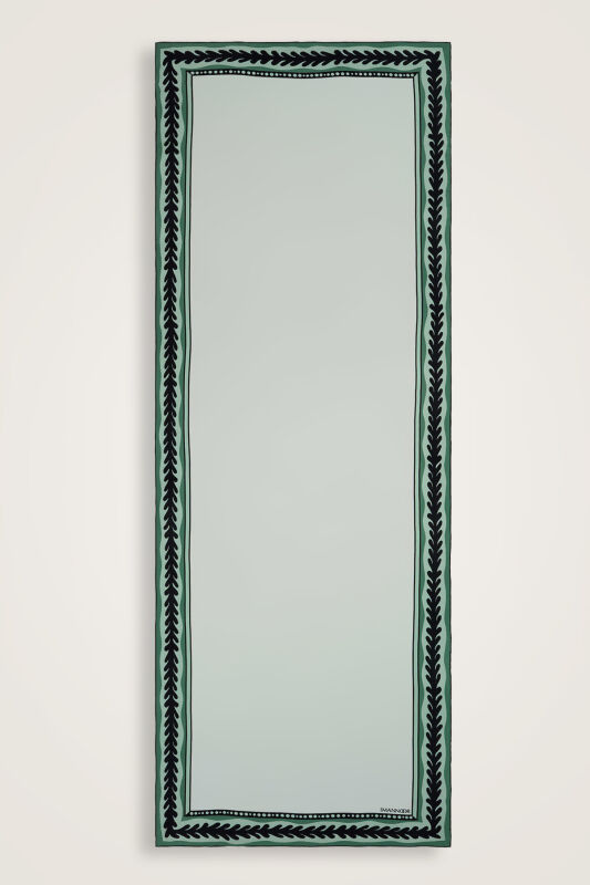 Spotted Tulip Silk Shawl Green - 1