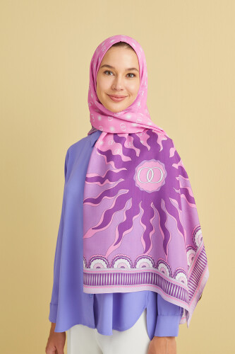 Star Flosh Viscose Shawl Pink 