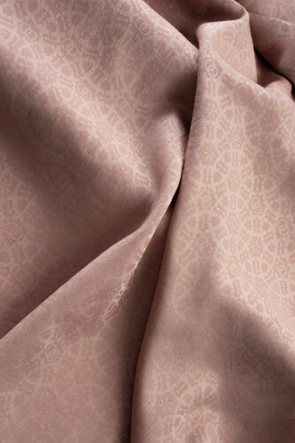 Starry Night Dark Powder Cotton Silk Shawl - 4