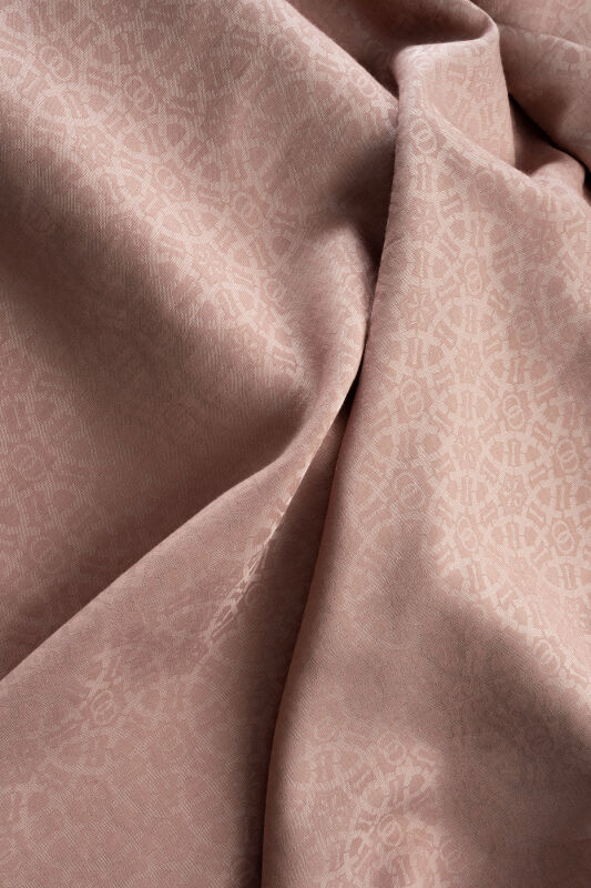 Starry Night Dark Powder Cotton Silk Shawl - 4