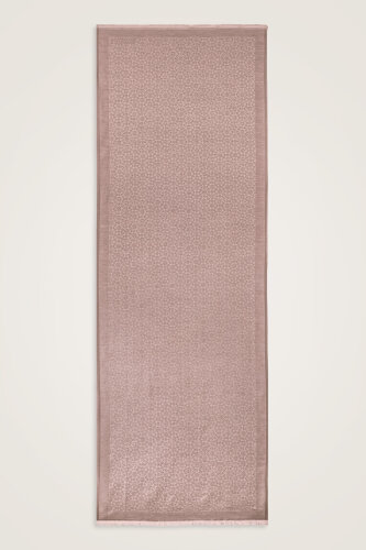 Starry Night Dark Powder Cotton Silk Shawl - 2