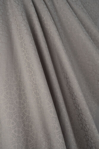 Starry Night Grey Cotton Silk Scarf - 2