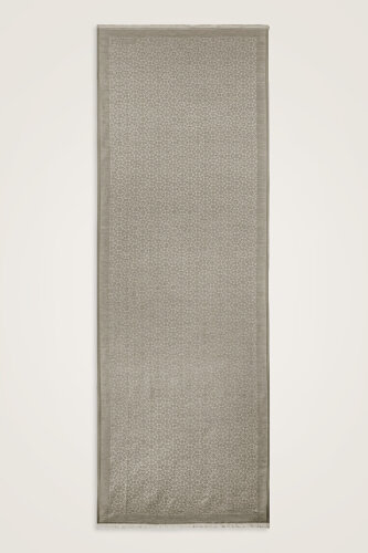 Starry Night Mink Cotton Silk Shawl - 2