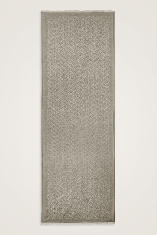 Starry Night Mink Cotton Silk Shawl - 2