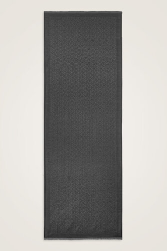 Starry Night Smoke Cotton Silk Shawl 