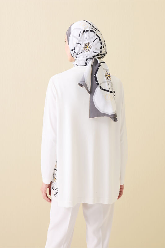 Starry Night White Knit Cardigan - 7