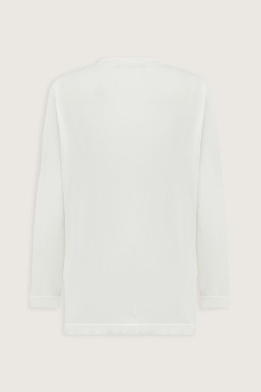 Starry Night White Knit Cardigan - 4