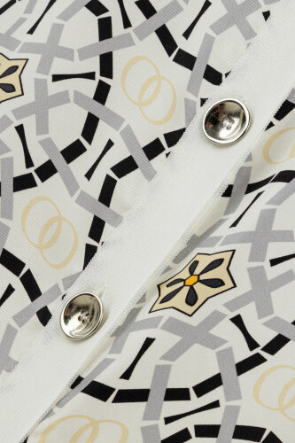 Starry Night White Knit Cardigan - 6