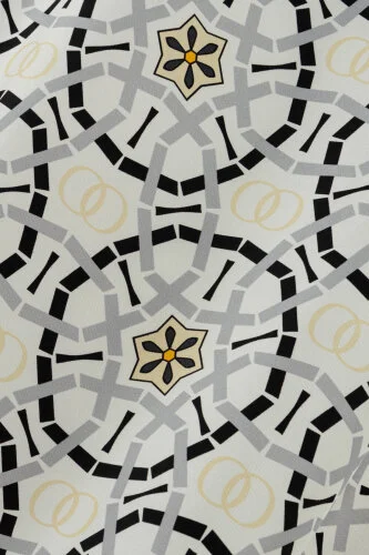 Starry Night White Sleeveless Knit Blouse - 6