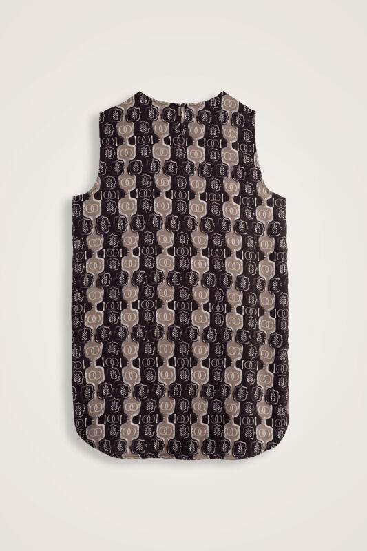 Stepup Black-Gray Silk Undershirt - 4