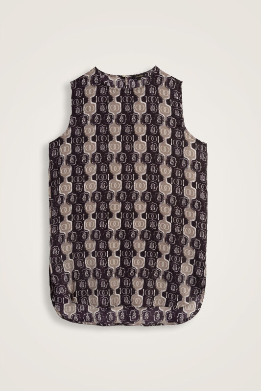 Stepup Black-Gray Silk Undershirt - 2