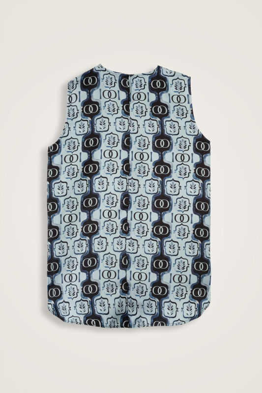 Stepup Blue Silk Undershirt - 2