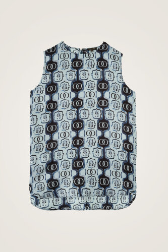 Stepup Blue Silk Undershirt 