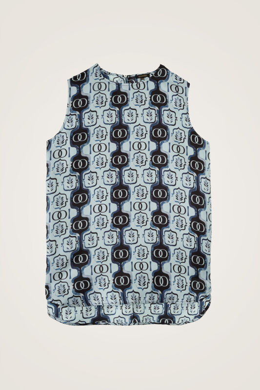 Stepup Blue Silk Undershirt - 1