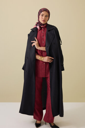 Stepup Burgundy Silk Scarf - 5