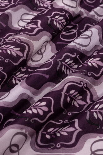 Vortex Damson Silk Dress Shawl - 4