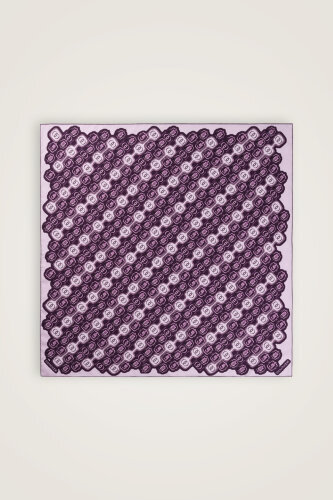 Stepup Damson Silk Scarf - 2