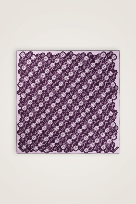 Stepup Damson Silk Scarf - 2