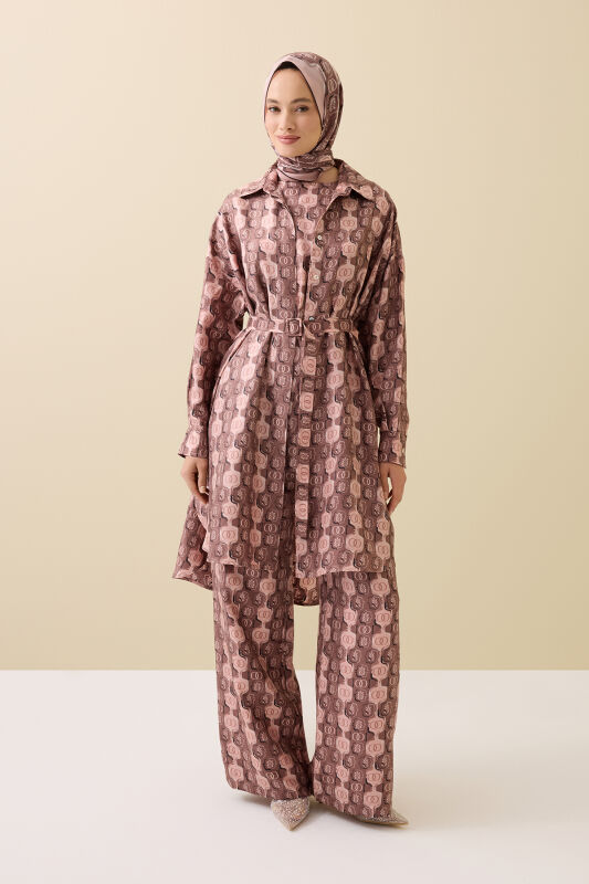 Stepup Powder Silk Long Shirt - 1