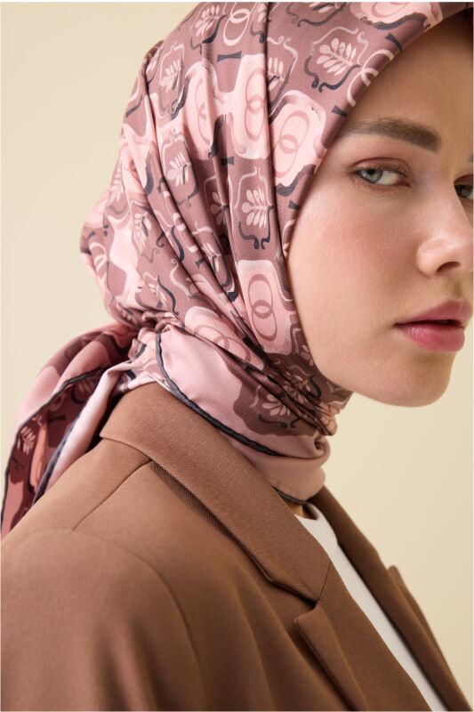 Stepup Powder Silk Scarf - 3