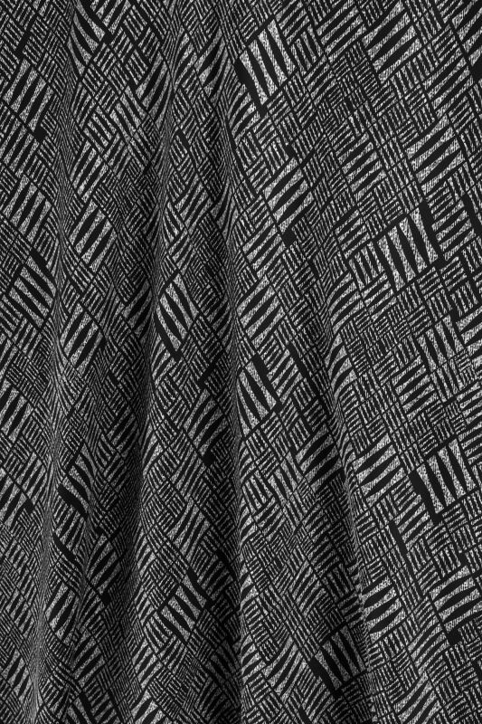 Stone Wall Black Twill Silk Bias Skirt - 2