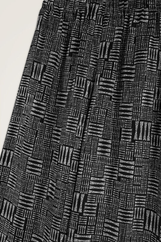 Stone Wall Black Twill Silk Pants - 2