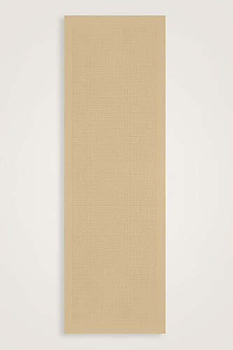 Stone Wall Logo Cream Jacquard Silk Scarf - Imannoor (1)