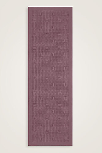 Stone Wall Logo Purple Jacquard Silk Scarf - Imannoor (1)