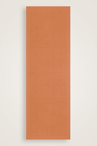 Stone Wall Logo Salmon Jacquard Silk Scarf - Imannoor (1)