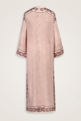 Stone Wall Powder Crepe Silk Dress - 6