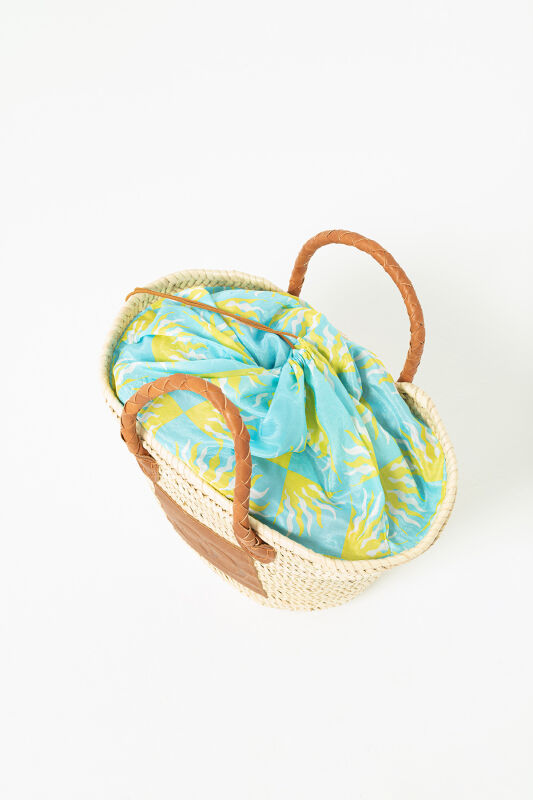 Straw Green Sun Bag - 6