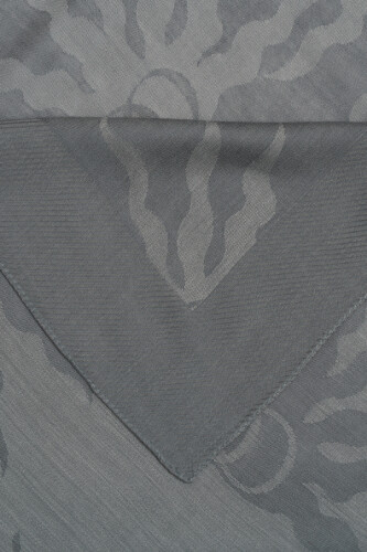 Sun Rise Ferah Tencel Wool Viscose Shawl Grey - 2