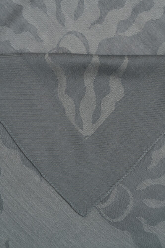 Sun Rise Ferah Tencel Wool Viscose Shawl Light Grey - 2