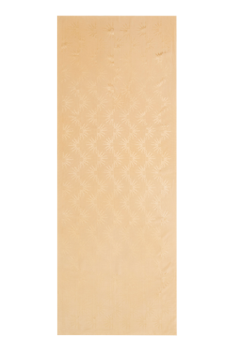 Sunrise Beige Shiny Jacquard Shawl - 2