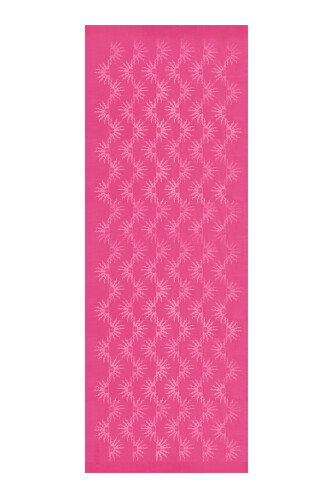 Sunrise Fuchsia Shiny Jacquard Shawl 