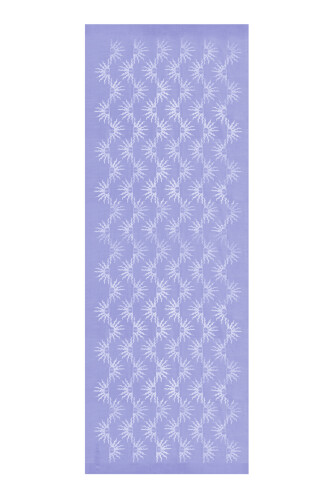 Sunrise Lavender Shimmer Jacquard Shawl 