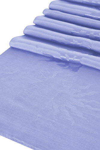 Sunrise Lavender Shimmer Jacquard Shawl - 2