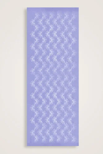 Sunrise Lavender Shimmer Jacquard Shawl 