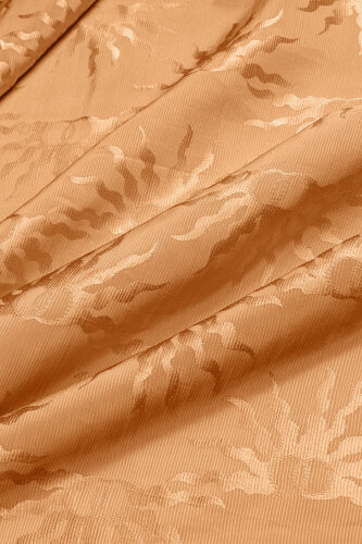 Sunrise Saffron Shiny Jacquard Shawl - 4