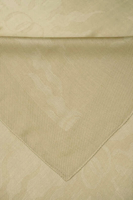 Sunrise Sand Beige Spacious Tencel Shawl - 4
