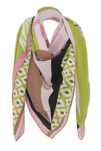 Super Star Silk Shawl Green - 5