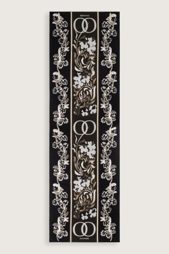 Swing Brown Silk Shawl - 2