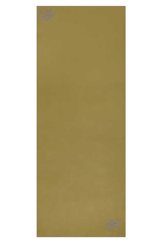 Taşlı Abiye Bej İpek Şal 68x200 - 1
