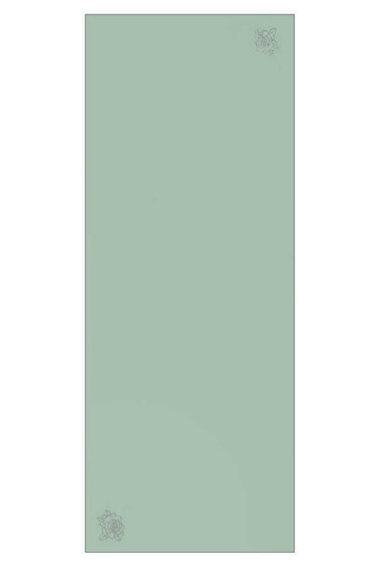Taşlı Abiye Mat Yeşil İpek Şal 68x200 - 1